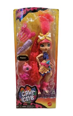 Cave Club EMBERLY Doll Poseable Prehistoric Fashion Doll w/Pet & Accessories