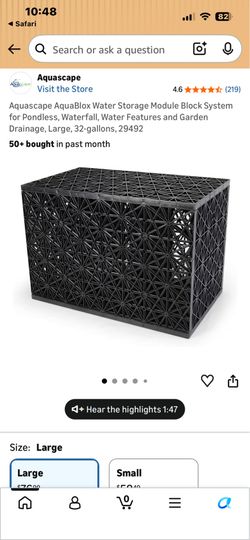 Aquascape Aquablox Water Storage Module Block System