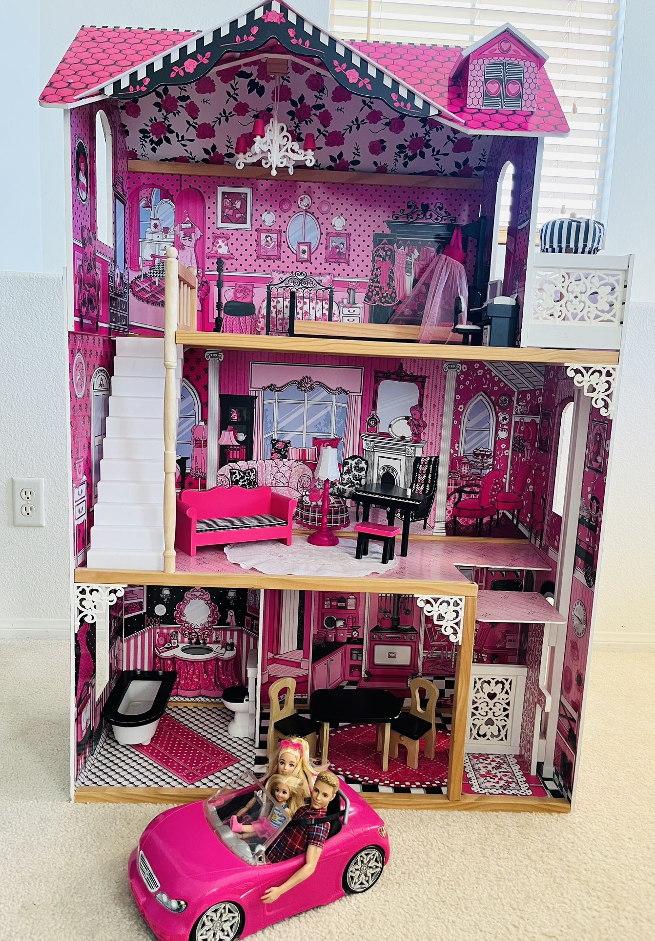 KidKraft Dollhouse & Barbie Bundle