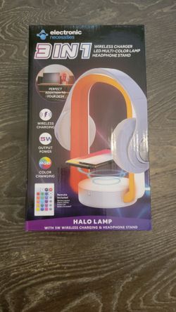 3 N 1 Charger, Headphone Holder, led light