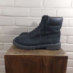 All Black Timberlands