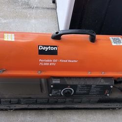 Dayton Portable Oil Fired Heater 
