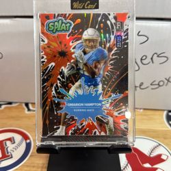 2025  Wild Card SPLAT OMARION HAMPTON ROOKIE 22/25