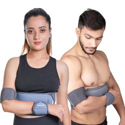 Wonder Care Inmovilizador de hombro gris - inmovilizador de brazo | codo de soporte transpirable | hombro inmovilizador para brazos fracturados rotos