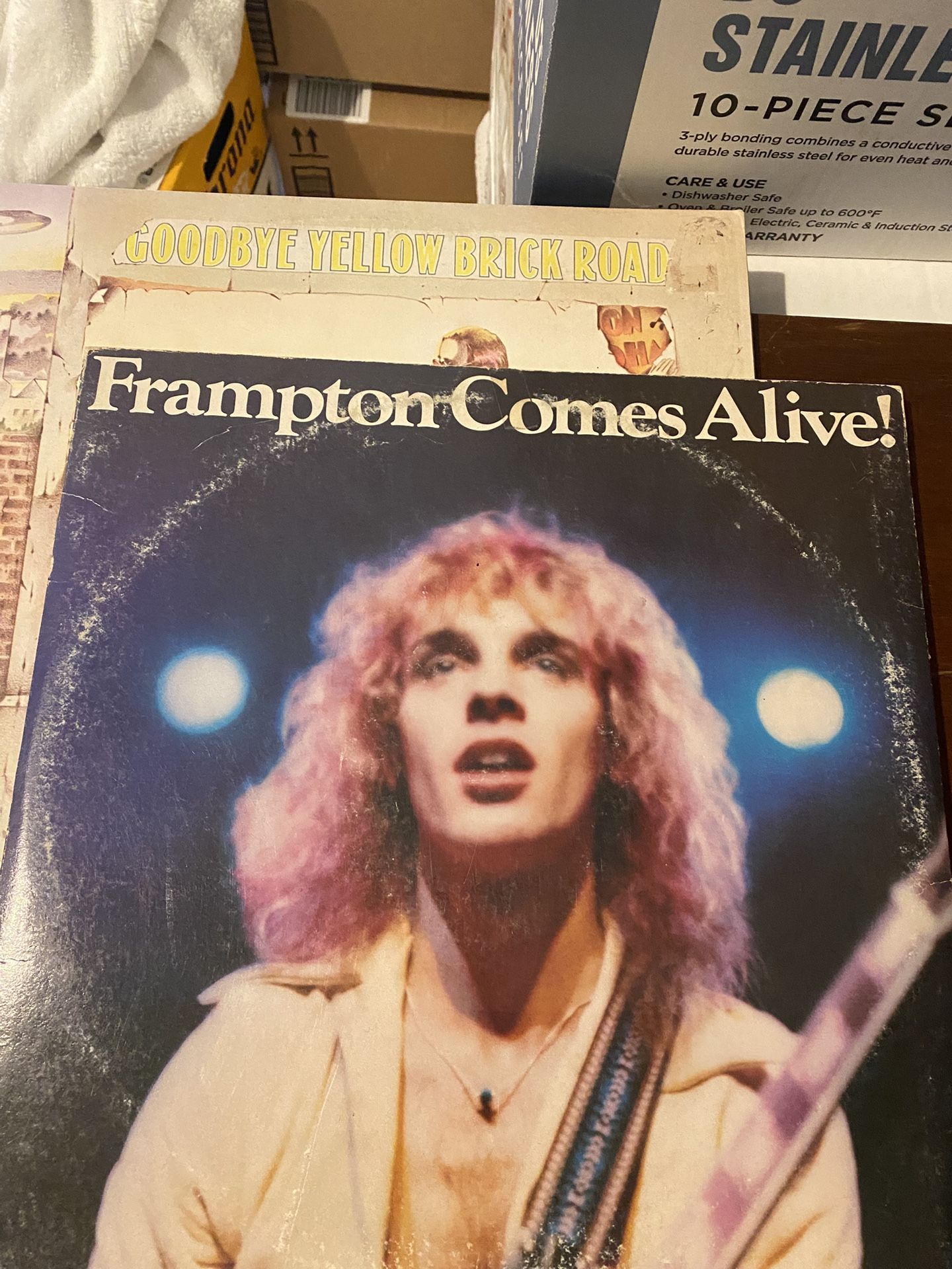 5 Vintage Albums LP Lot . 2 Of Them Is Double Album