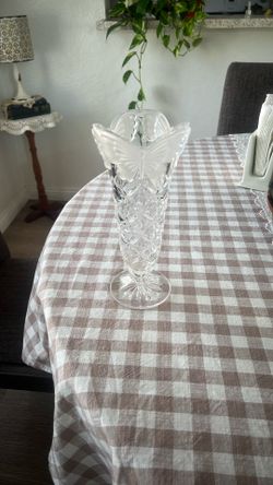 Beautiful Flower Base Very Heavy VTG Germany Lead