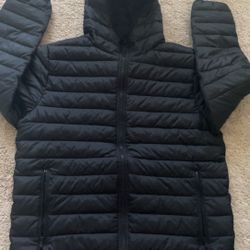 Puffer Hoodie For Winter Size L