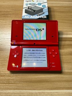 Red Nintendo DSi Console.                   N85