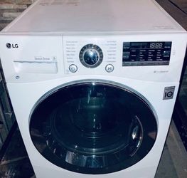 LG WM3488HW 2.3 cu.ft. Compact All-In-One Washer/Dryer Combo ventless 24” 120v perfect for apartment or RV , delivery available for extra charge  Prod