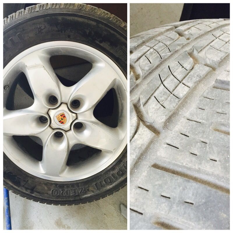 Porsche CayenneS oem Rim and tire 18