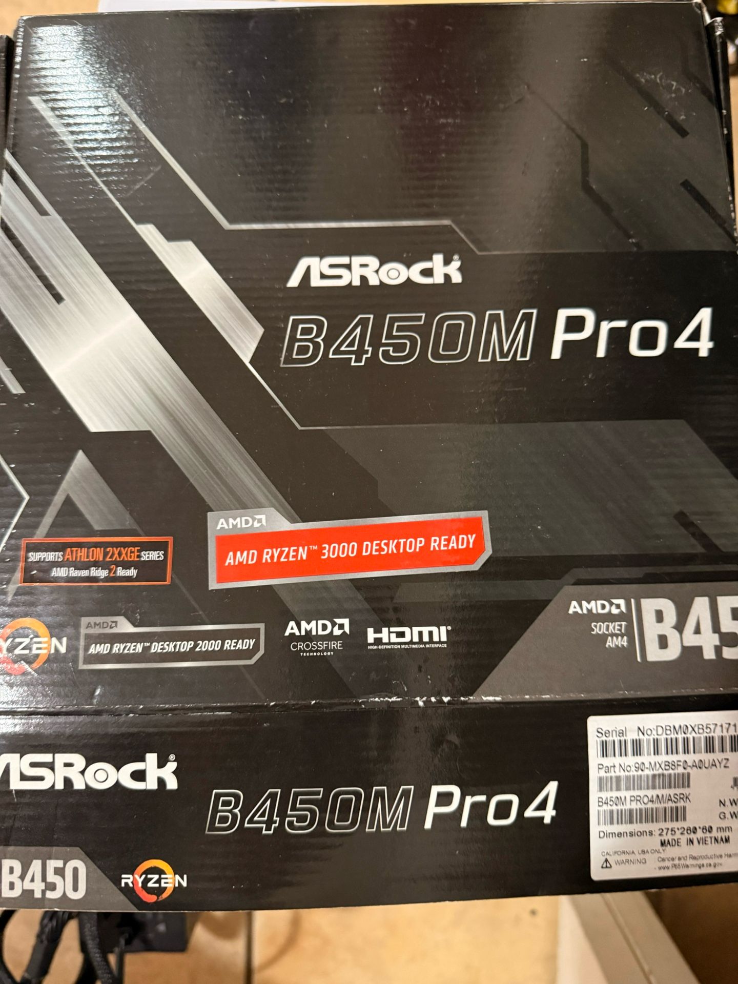 Asrock B450m Pro 4