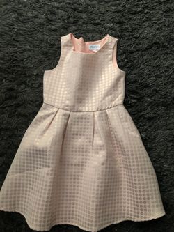 Pink with polka dots dress