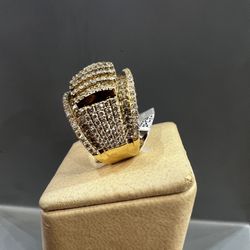 10kt Gold With Diamond Ring
