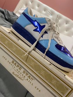 Bathing Ape Bape Sta Navy FS-001 Sneaker Size 8