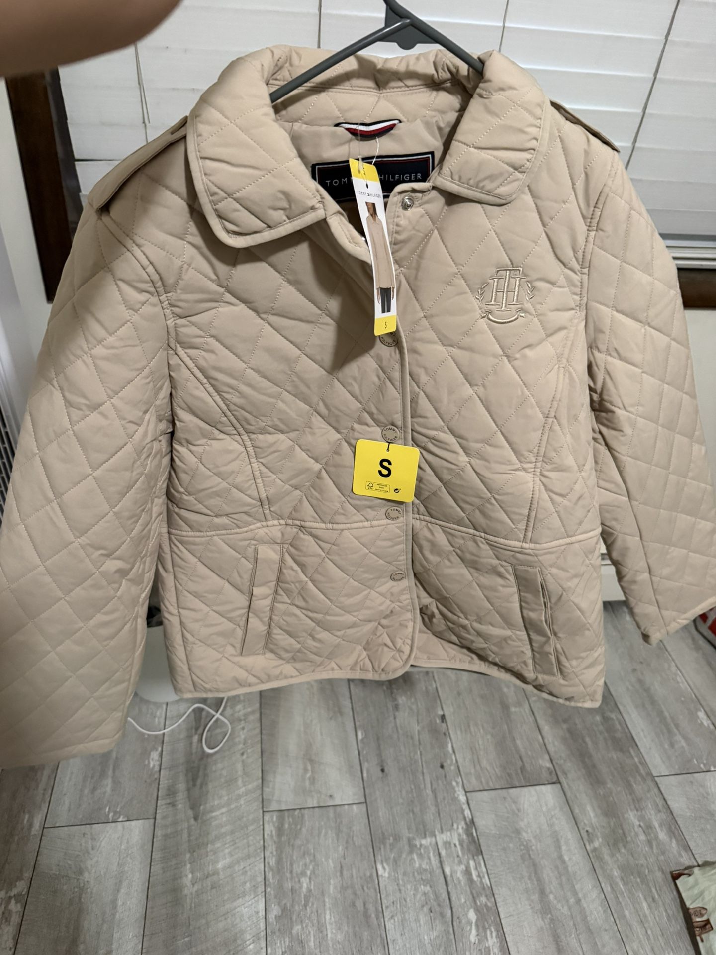 Tommy Hilfiger Diamond Quilted Jacket - Beige 