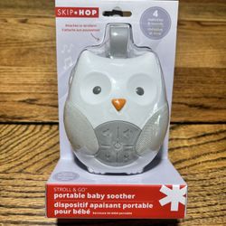 Skip Hop Portable Baby Sound Machine, Stroll & Go, Owl