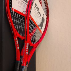 (2) WILSON Pro Staff Precision XL 110 Tennis Rackets -NEW