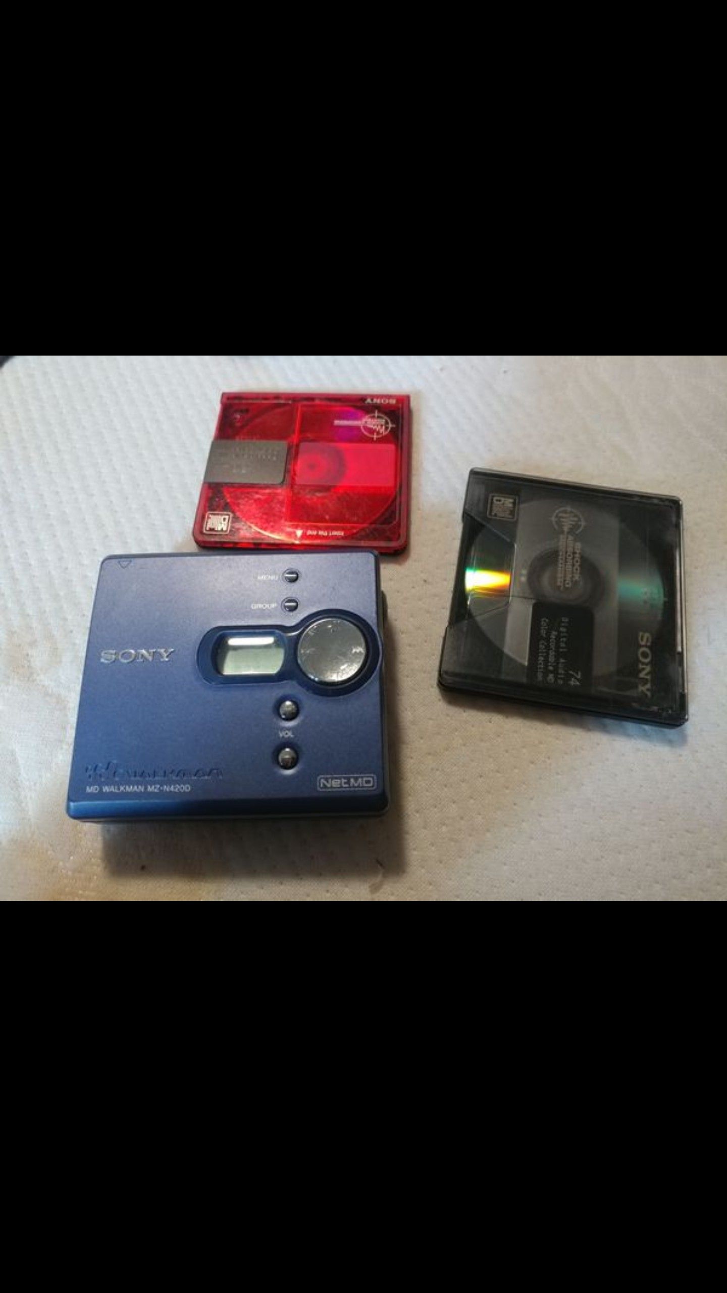 Sony MZ-N420D mini disc(minidisc) player