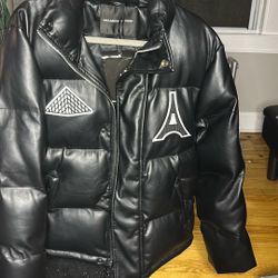 Manier De Voir Vegan Leather Puffer Size S 