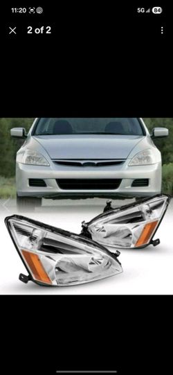 Honda Accord Halogen Chrome Headlight 