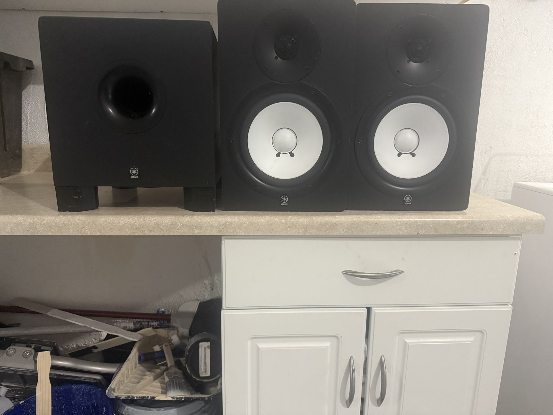 Yamaha Studio Monitors And Sub