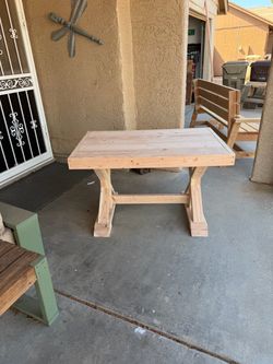 Handmade Farmhouse Wood Dining Table