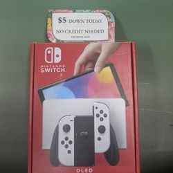 Nintendo Switch Oled Brand New - 5 Dollars Down No Credit Needed! 