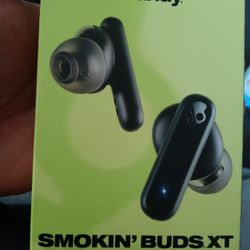 Skullcandy Smokin' Buds XT True Wireless Bluetooth Earbuds with 20 Hours of Battery in Black