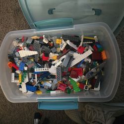 Legos A Bucket  Full