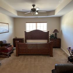 King Size Bed Frame With Matching Night Stands