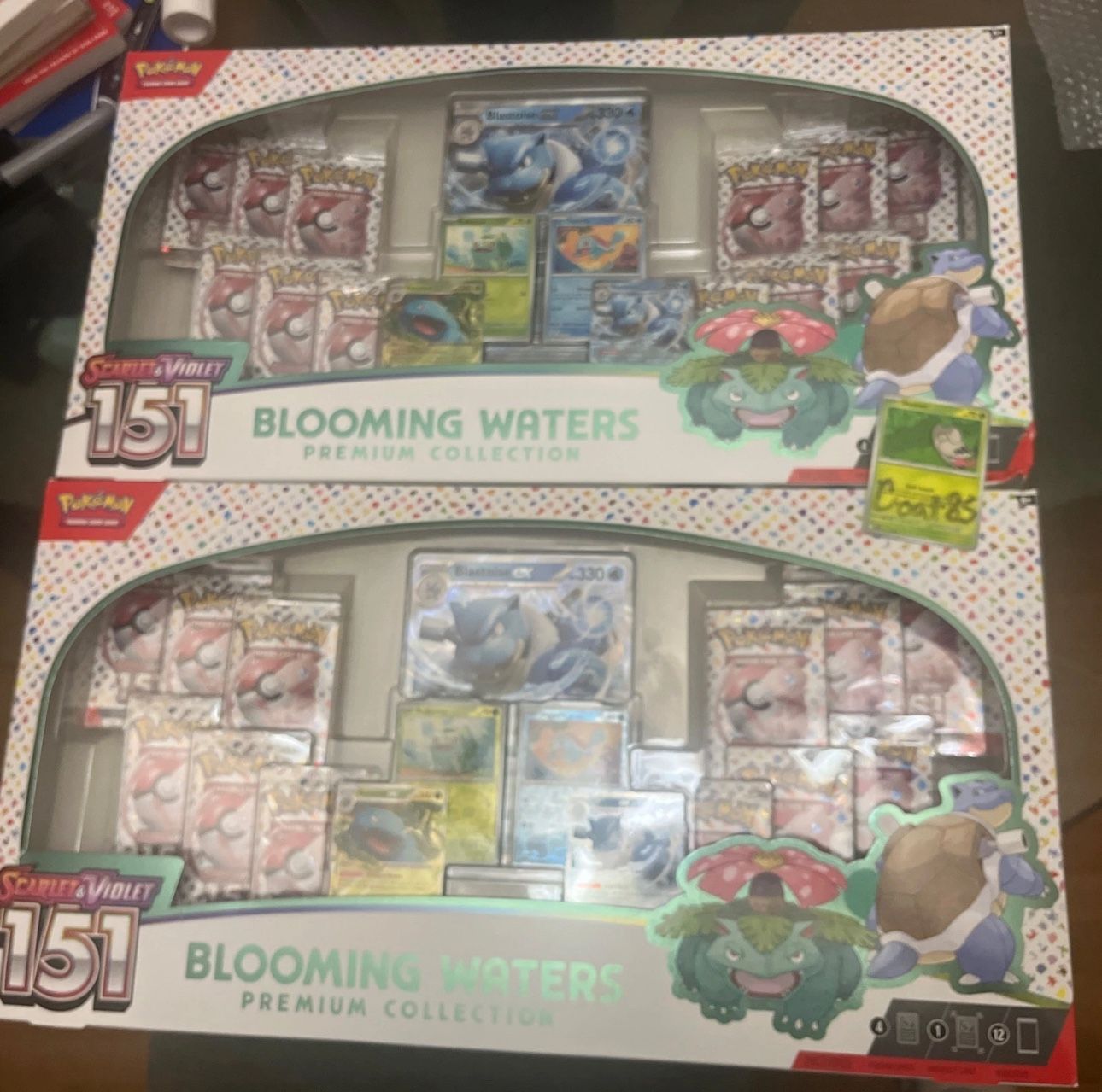 Pokémon 151 Blooming Waters Premium Collection (2 Pack) FACTORY SEALED