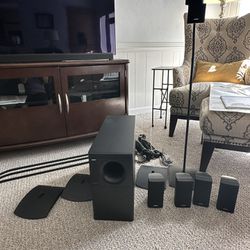 Bose Acoustimass 10 Series II and Stands