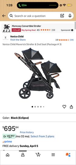 Double Stroller! Like New, Car Seat Not Included But Adapters YES