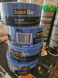Blue scotch guard tape