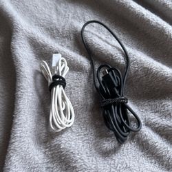Two Cables For Charging A Phone