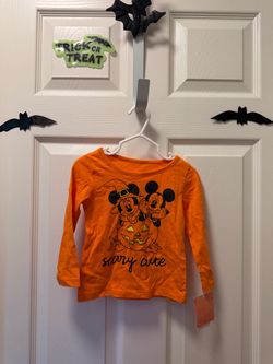 New! Disney Minnie and Mickey Halloween Tee *18 Months