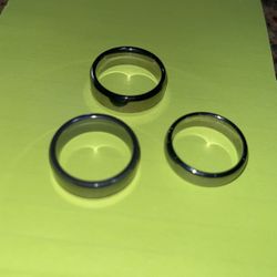 MENS RINGS TUNGSTEN 3 of them 