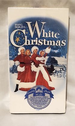 Irving Berlin's White Christmas (VHS) w/ Bing Crosby Brand New w/watermark