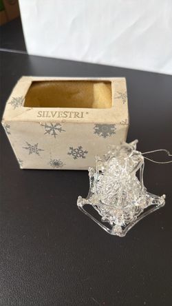 Silvestri Glass Christmas Tree Ornament