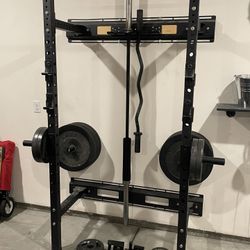 Workout Set( Foldable Wall Squat Rack) 