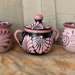 Set De Azucarera Con 2 Tazas 