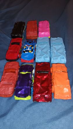 Hot wheels crushed cars lot