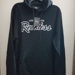 Y&R YOUNG & RECKLESS LOS ANGELES MEN'S HOODIE SWEATER SIZE LARGE BLACK REGULAR FIT BRAND NEW WITH TAGS CHECK OUT THE REST OF MY OFFERS. 