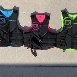 (3) Life Vests, Like New