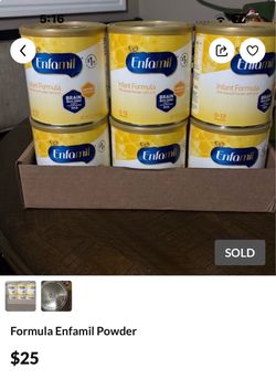 Enfamil Infant Formula Powder Cans – 6 Pack