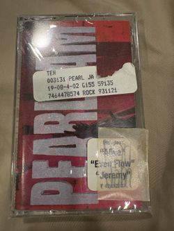 Pearl Jam Sealed Ten Cassette Rare Hard to Find