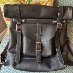 Full Grain Leather Backpack