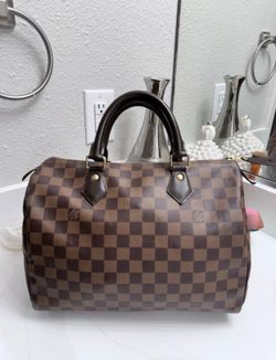 Louis Vuitton Speedy 25 Damier Ebene Dust Bag & Box Included