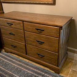 Rare Ranch Oak Dresser In Mint Condition 
