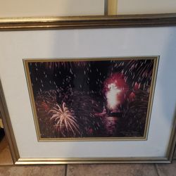 Fireworks Framed Print